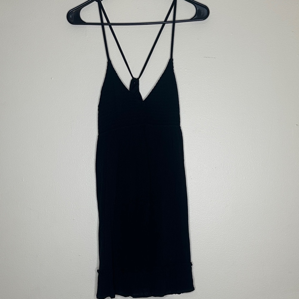 Iris Black Mini Dress